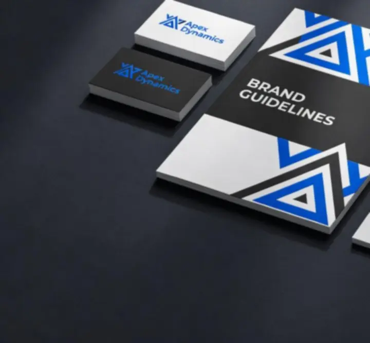 AI infrastructure company brand identity system with typographic hierarchies and dynamic logo applications