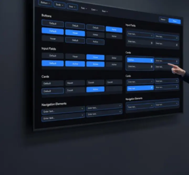 Design system workshop and component library