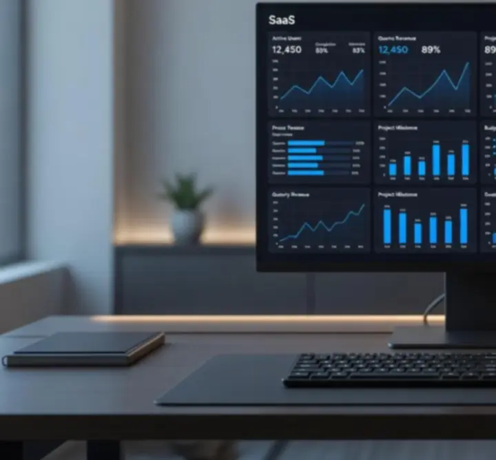 SaaS dashboard workspace design